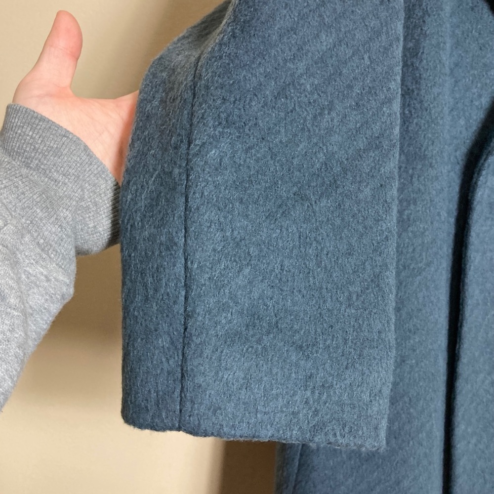 Avec Les Filles Shawl Collar Coat in Steel - Picture 10 of 14